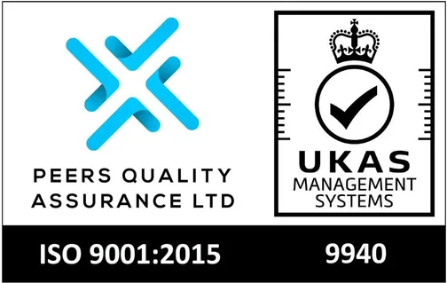 UKAS Management Systems with interconnected blue lines logo